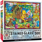 Stained Glass - Winnie the Pooh 500 Piece Jigsaw Puzzle
