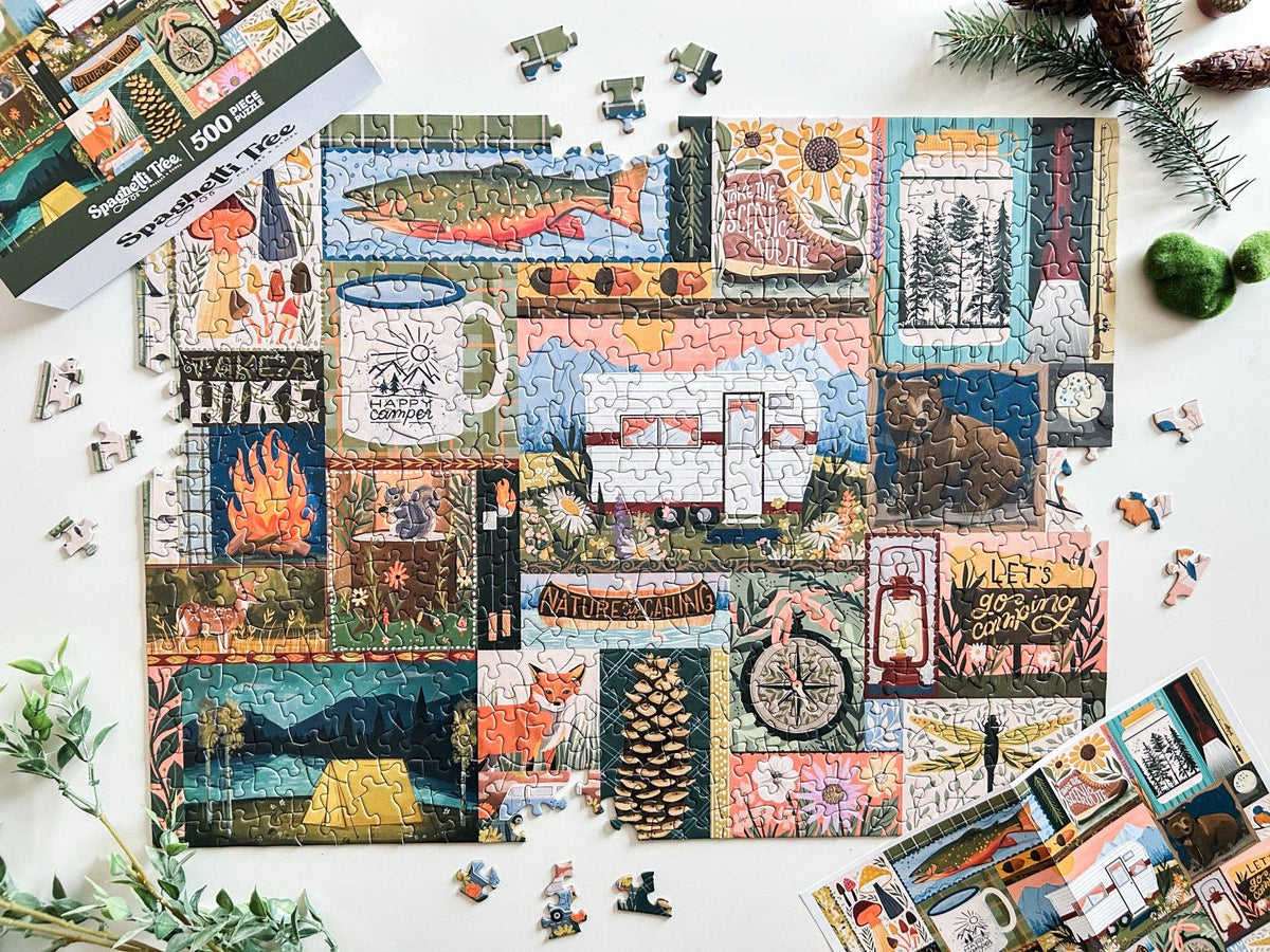 Let's Go Camping 500 Pc Puzzle