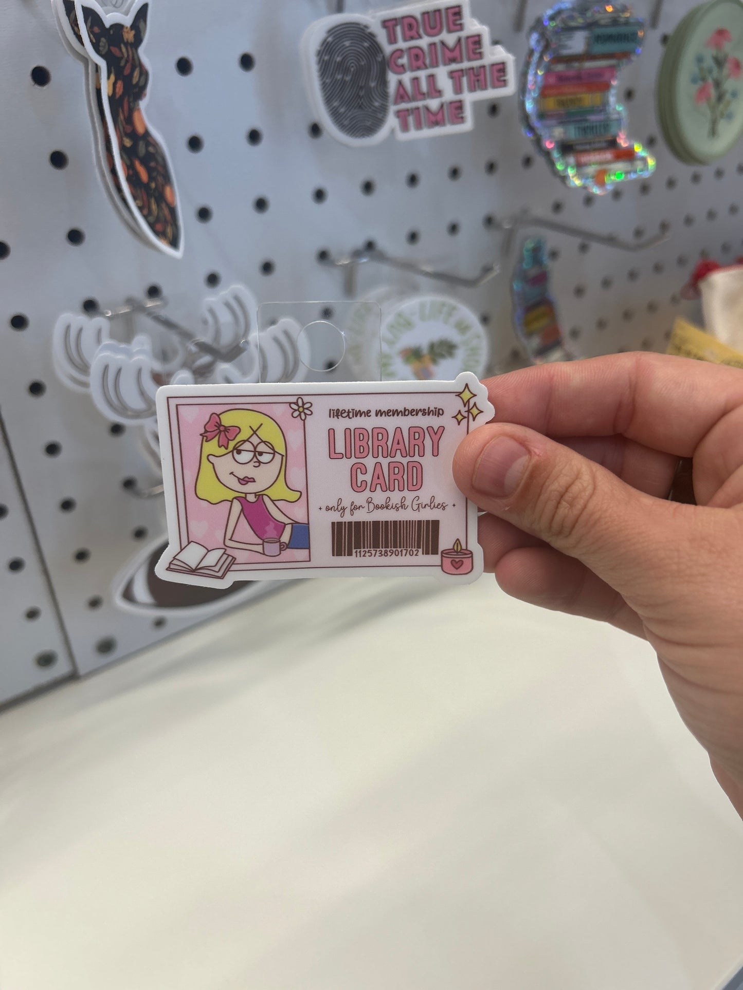 Library Card Sticker