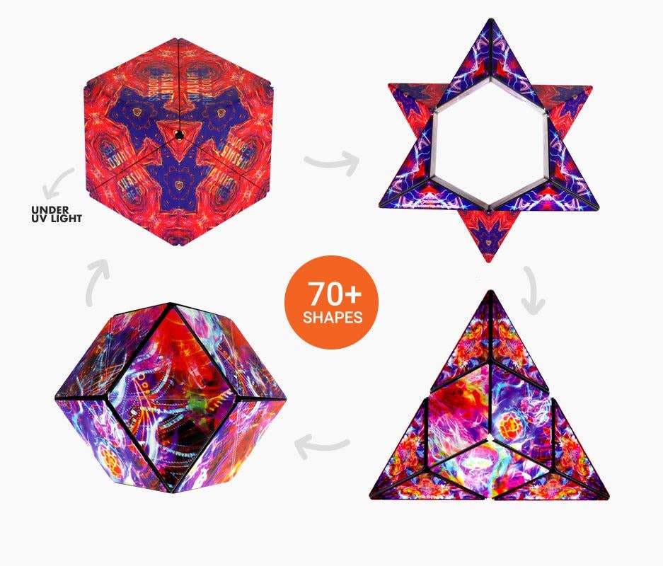 Shashibo Fire Goddess Magnetic Puzzle Cube STEM STEAM MESH