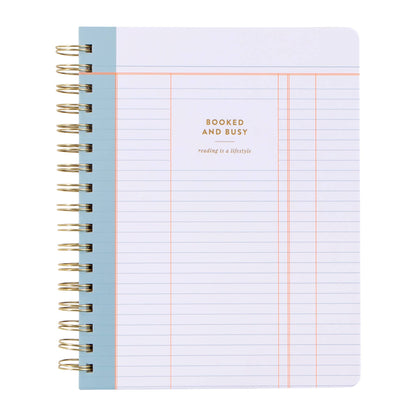 Booked and Busy Reader Spiral Notebook