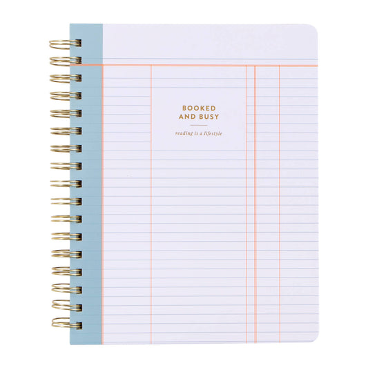 Booked and Busy Reader Spiral Notebook