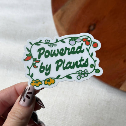 Powered By Plants Sticker