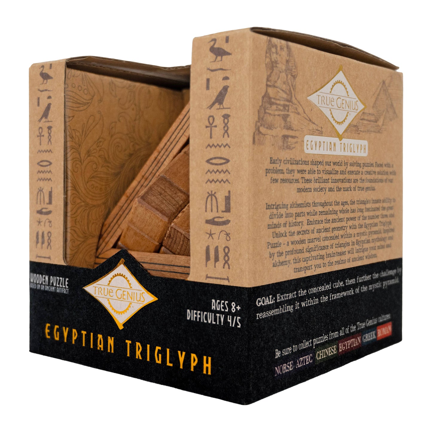 True Genius Egyptian Triglyph Puzzle