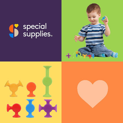 Creative Construction Suction Toys (50-Piece Set)