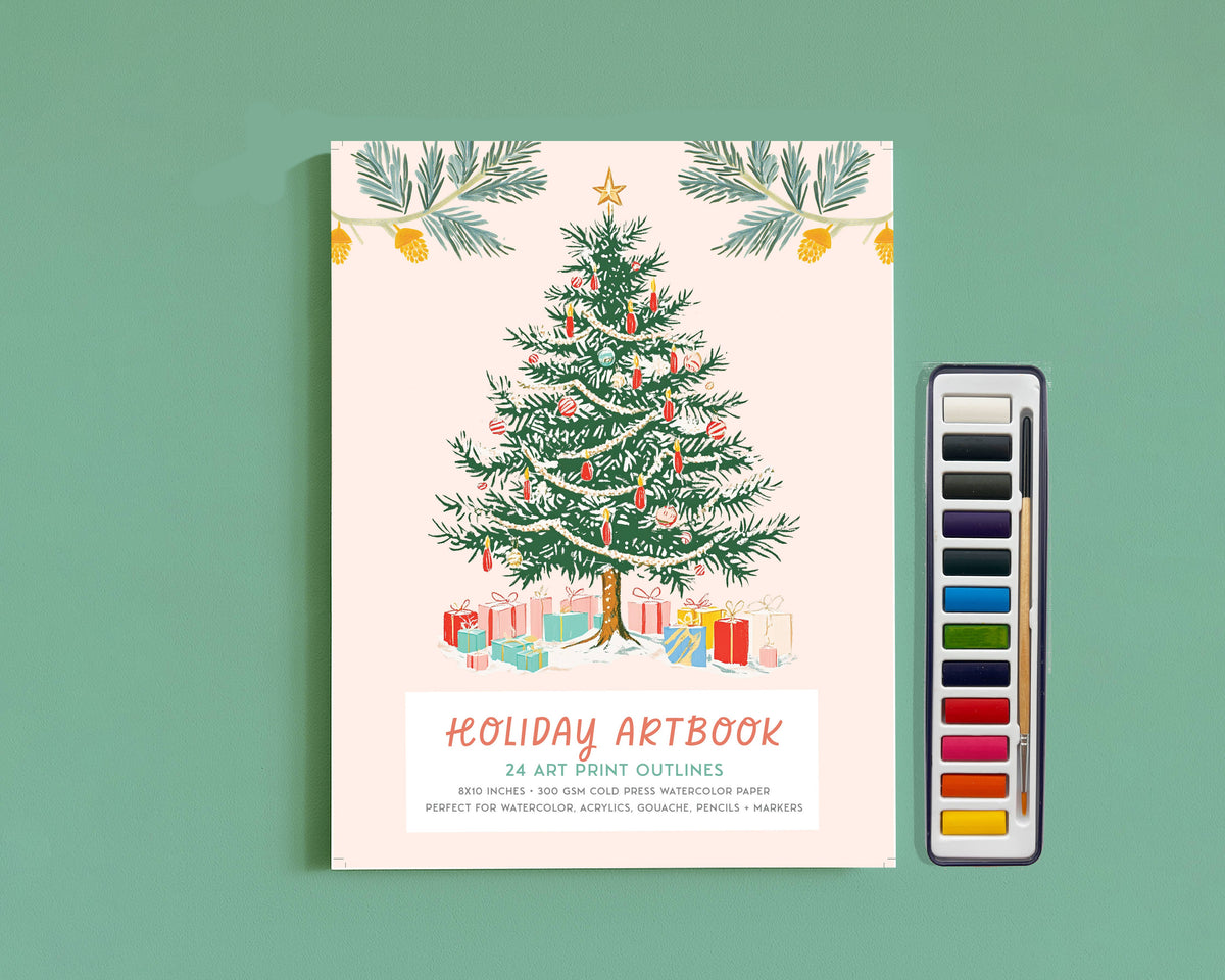 Christmas Coloring Book for Adults | Elevated + Frame Ready