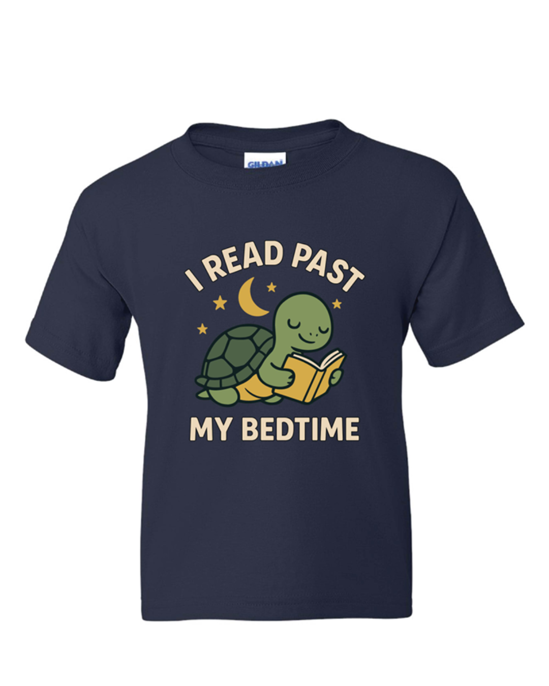 I Read Past my Bedtime Turtle Shirt