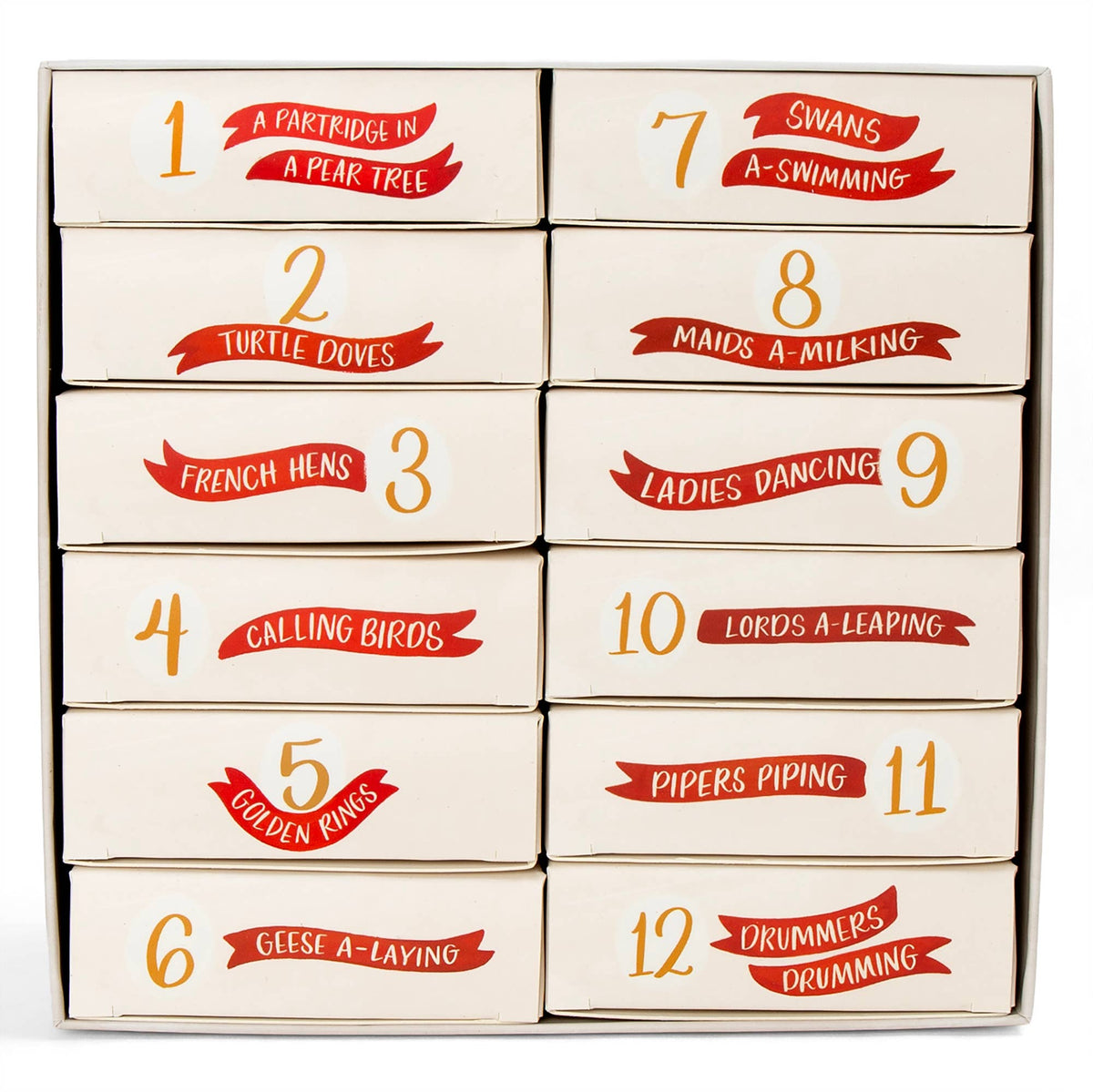 12 Days of Christmas - 50 Piece Jigsaw Puzzles - Set of 12