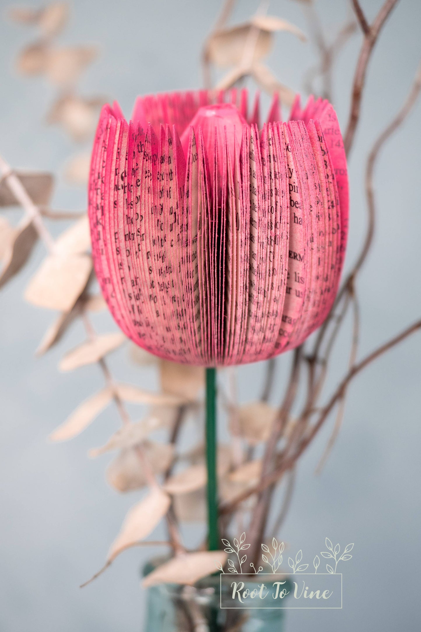 Rose Book Stems--Mothers Day Gift