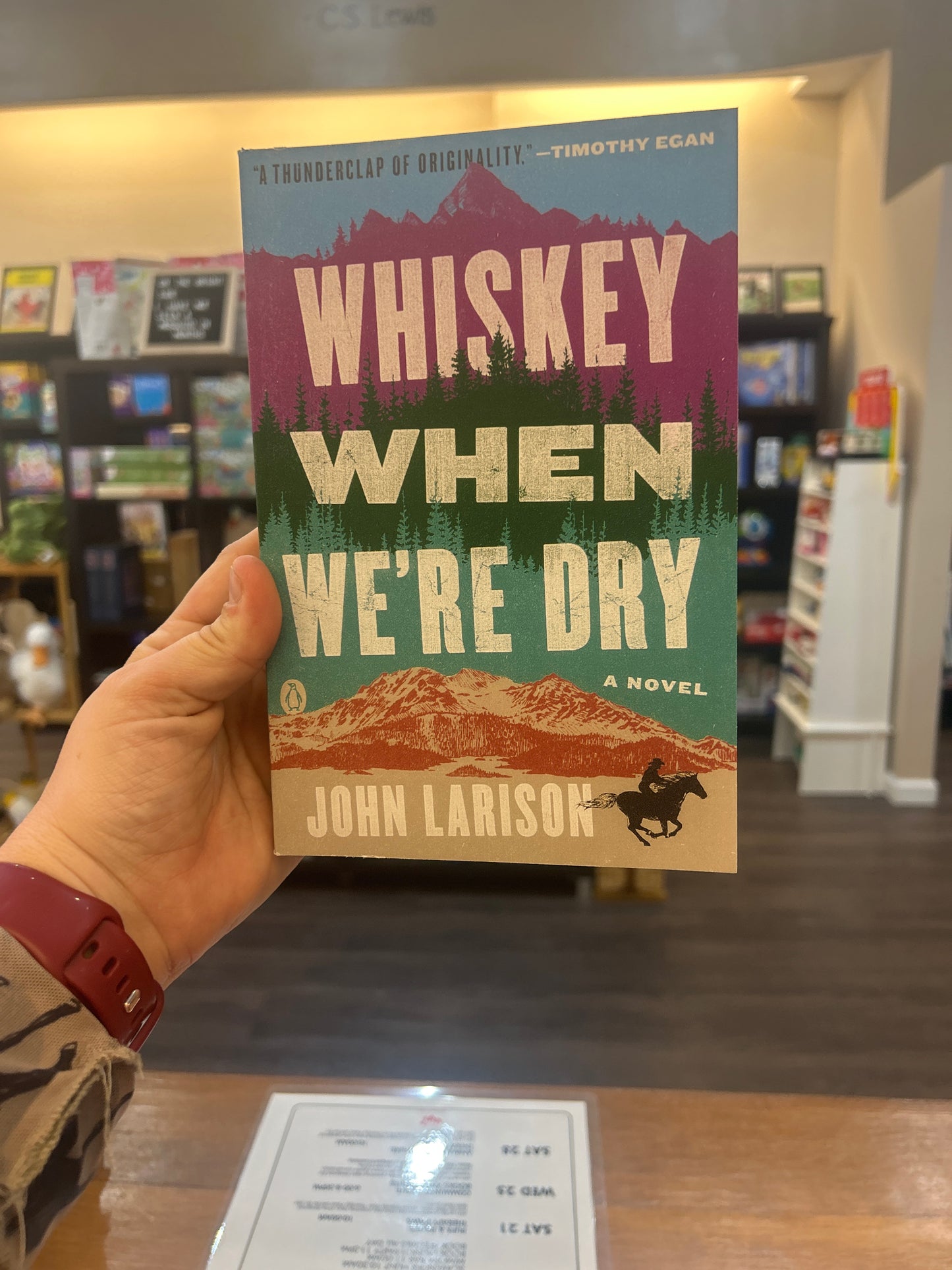 Whiskey when we’re Dry by: John Larison