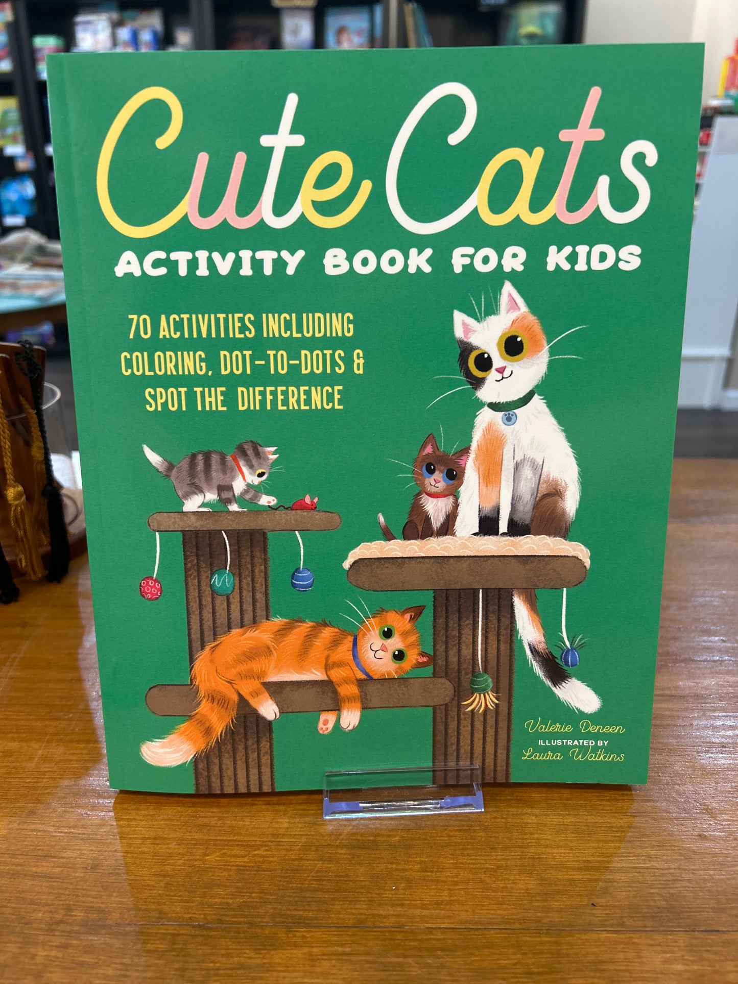 Cute Cats Activity Book for Kids