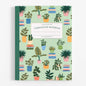 Plants & Books Composition Notebook