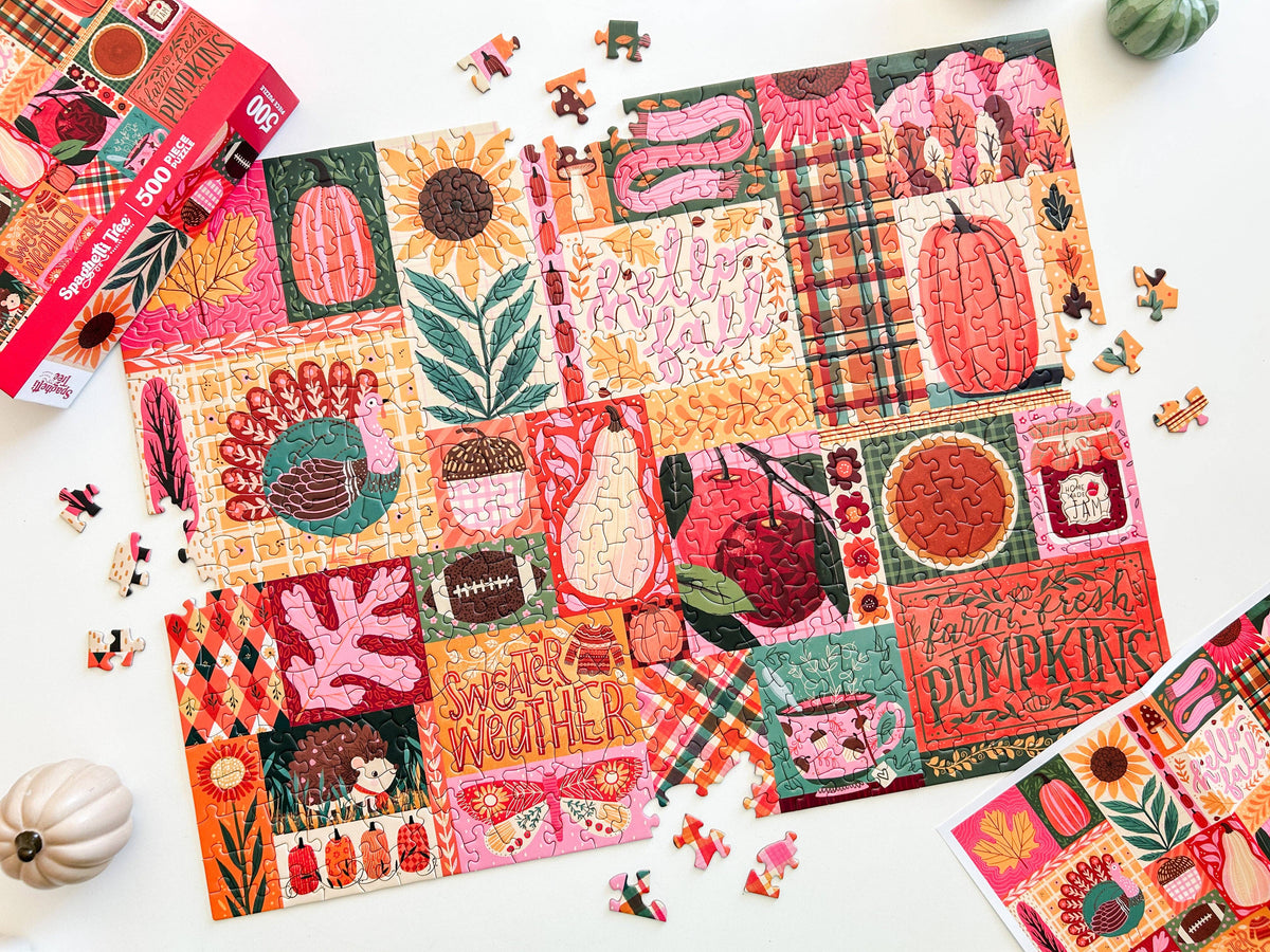Sweater Weather 500 Piece Fall Puzzle