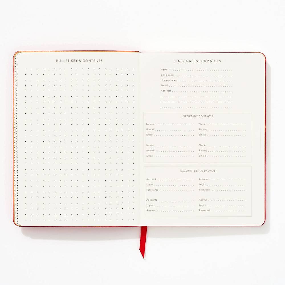 It's Fine Pink Leather Journal