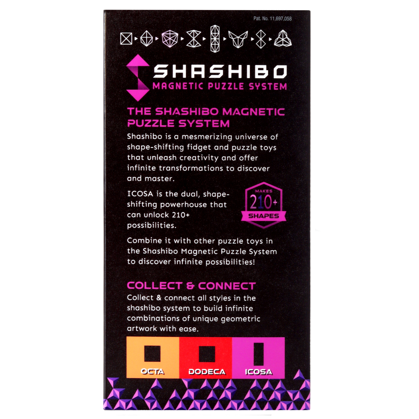 Shashibo ICOSA Magnetic Puzzle Cube - Infinity Standard NEW