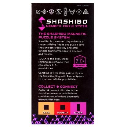 Shashibo ICOSA Magnetic Puzzle Cube - Infinity Standard NEW