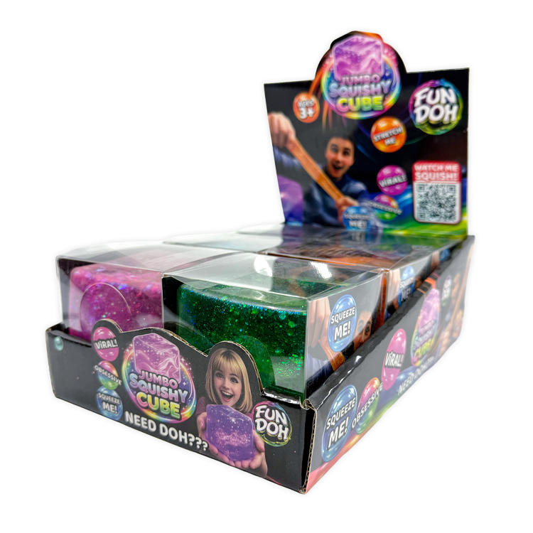 Fun Doh JUMBO Squishy Cube Assortment -