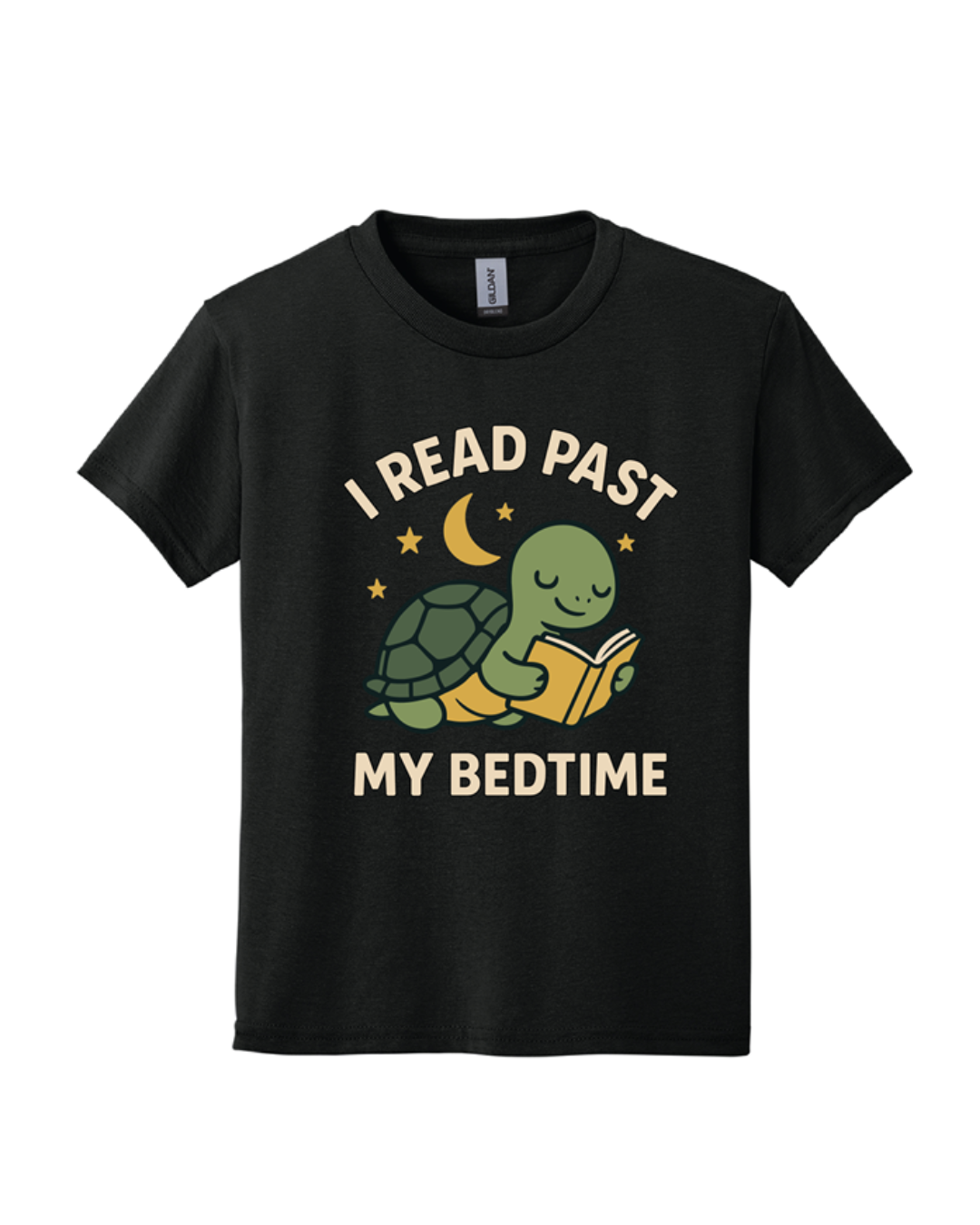 I Read Past my Bedtime Turtle Shirt