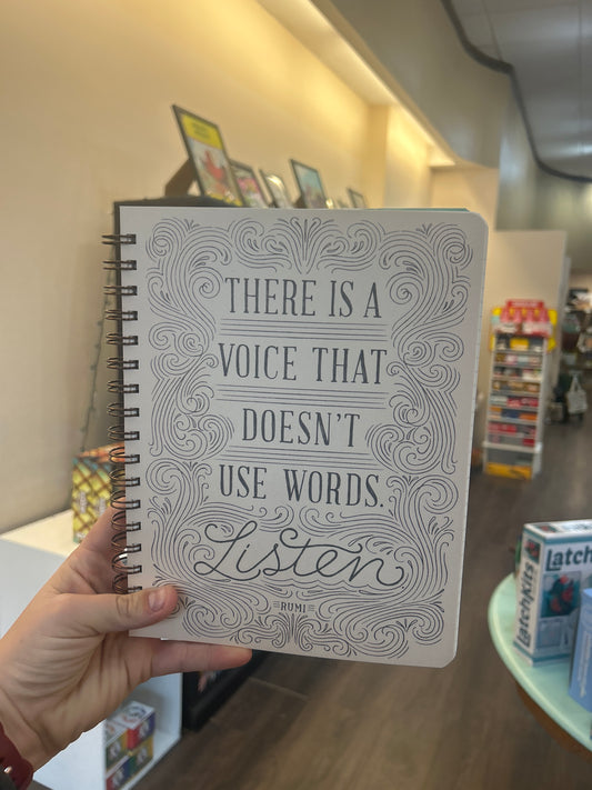 Spiral Notebook - There is a Voice