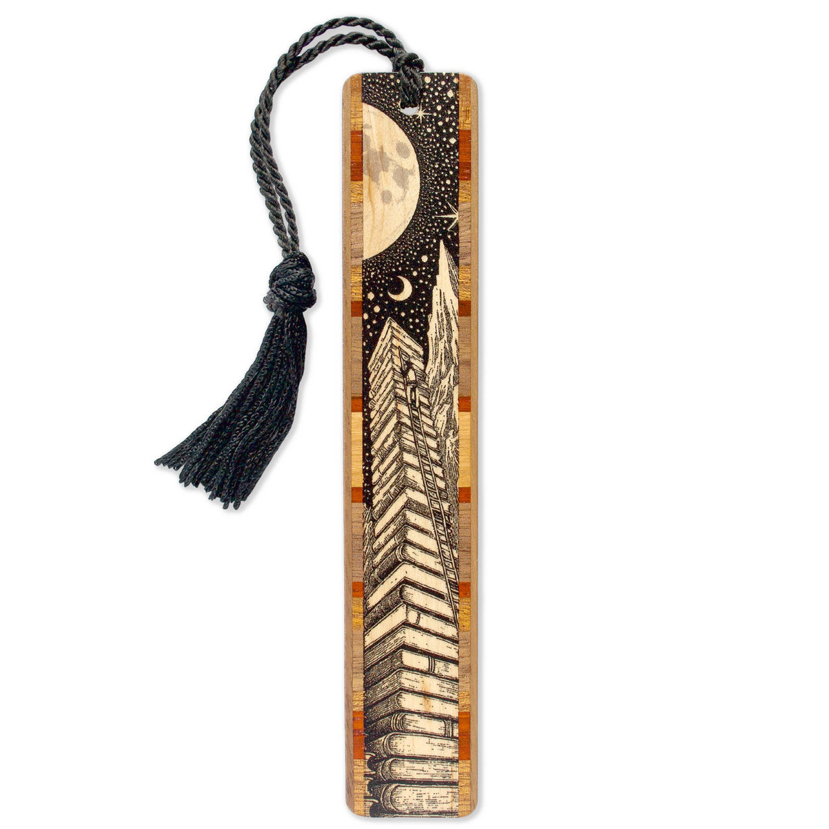 Summit of Stories Wooden Bookmark