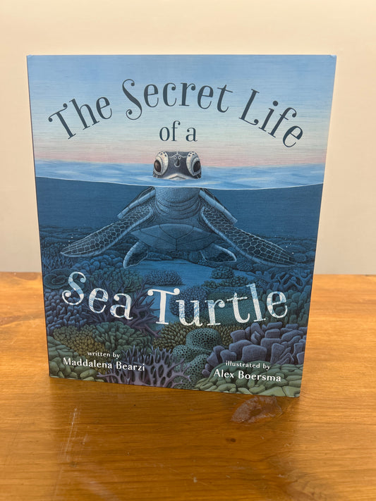 SECRET LIFE OF A SEA TURTLE Author: Maddalena Bearzi • Illustrator: Alex Boersma