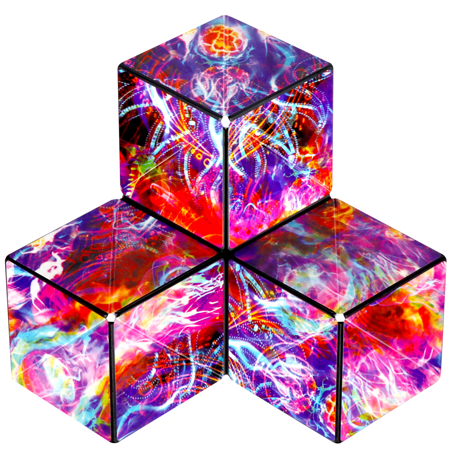 Shashibo Fire Goddess Magnetic Puzzle Cube STEM STEAM MESH