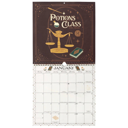 Harry Potter Return to Hogwarts 2027 Spiral Wall Calendar