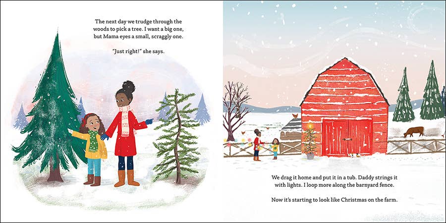 A Simple Christmas On The Farm Picture Book