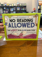 No Reading Aloud by: Raj Haldar & Chris Carpenter