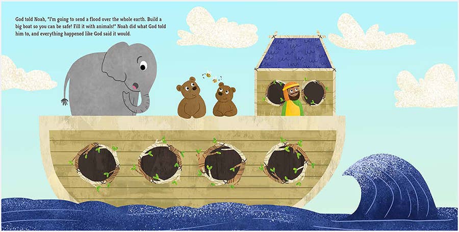 Lift-The-Flap Bible Stories For Young Children Board Book
