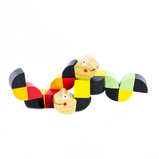 Majigg WoodenTwisty the Snake Sensory Toy