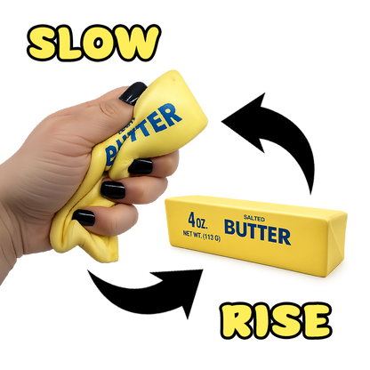 Fun Doh 6" Butter Stick Slow Rise Fidget Toy - 12/Display