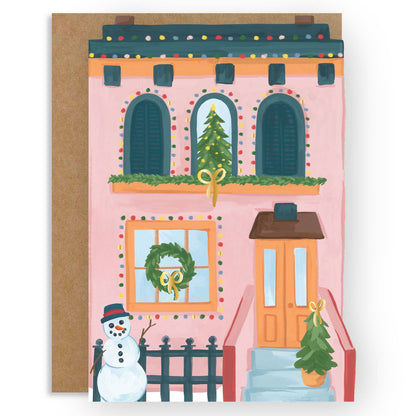 Holiday Village Specialty Greeting Card Set