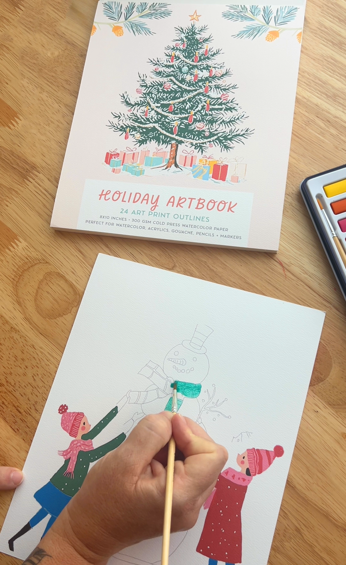 Christmas Coloring Book for Adults | Elevated + Frame Ready