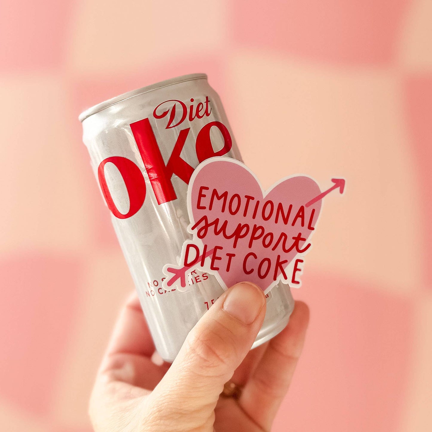 Emotional Support Diet Coke Decal Sticker