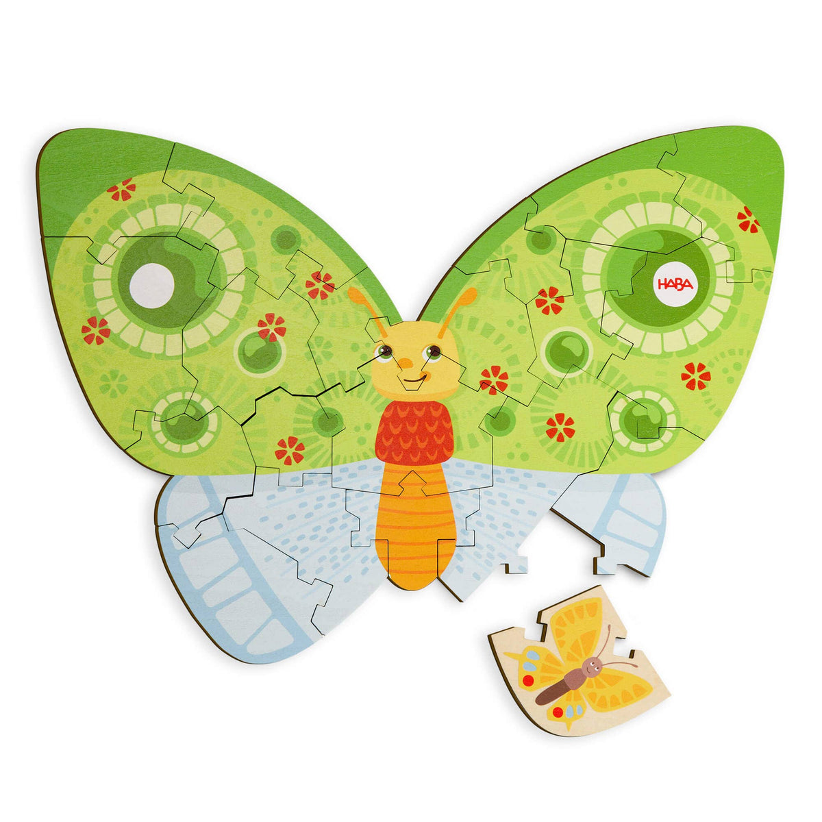 Butterfly 2-in-1 Wooden Puzzle