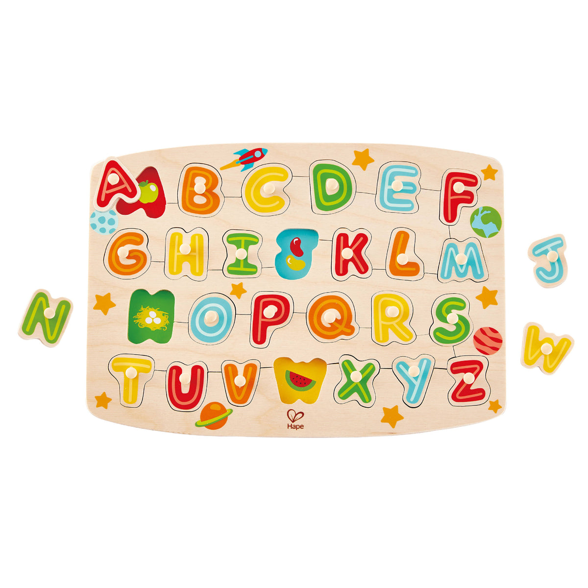 Alphabet Peg Puzzle