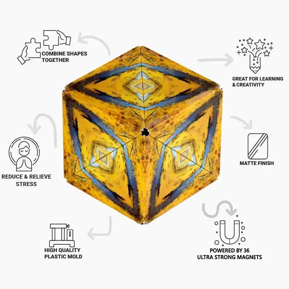 Shashibo Savanna Magnetic Puzzle Cube STEM STEAM MESH