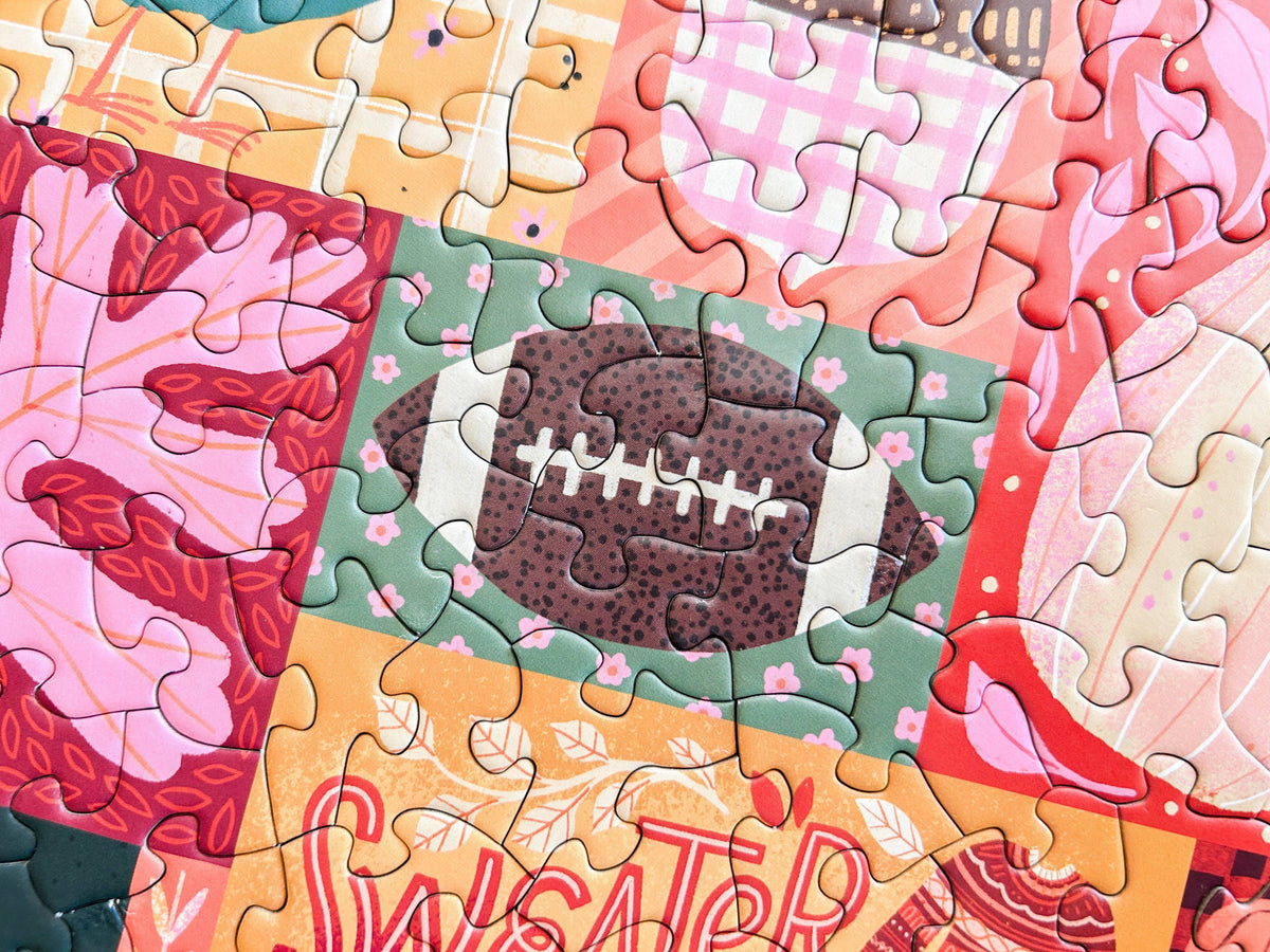 Sweater Weather 500 Piece Fall Puzzle