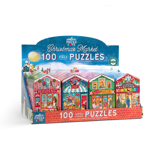Christmas Market 100 Piece Puzzle Assortment