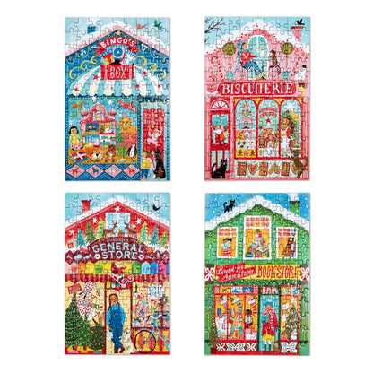 Christmas Market 100 Piece Puzzle Assortment