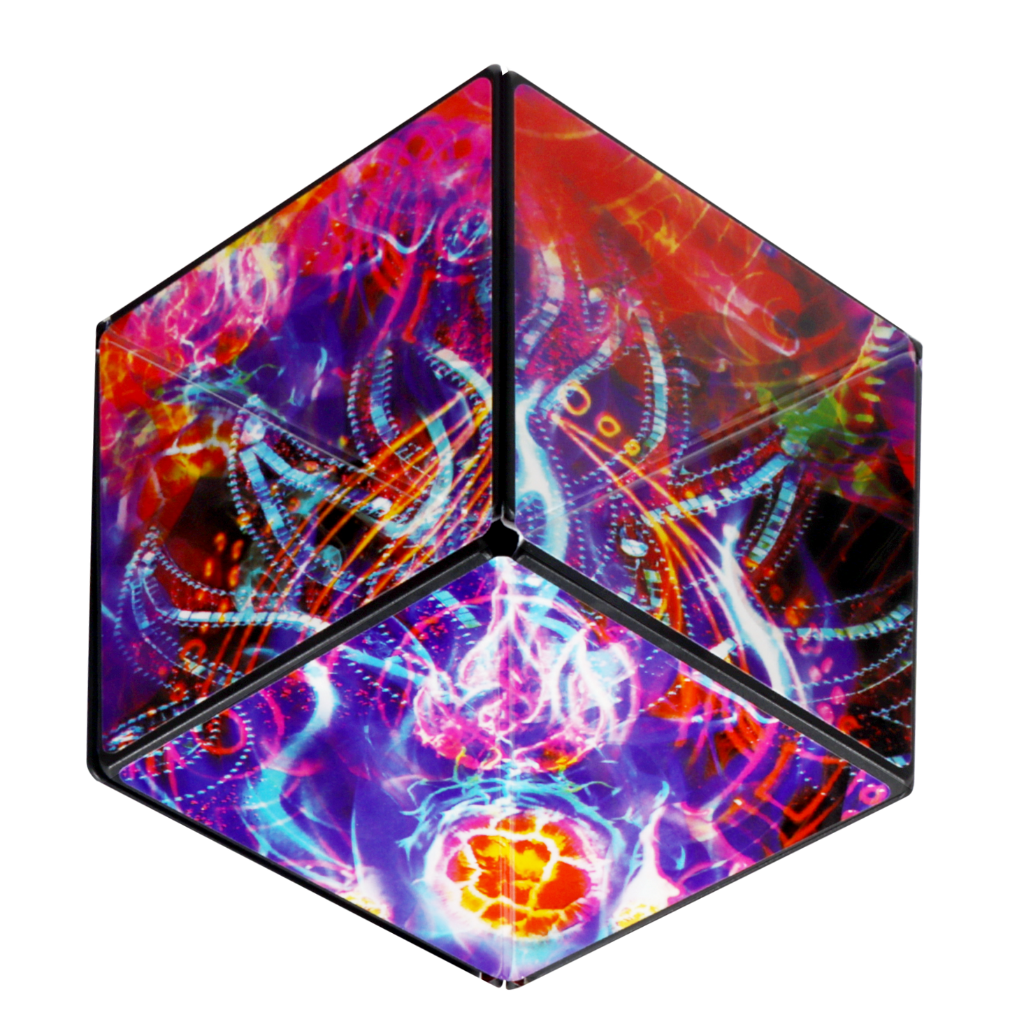 Shashibo Fire Goddess Magnetic Puzzle Cube STEM STEAM MESH