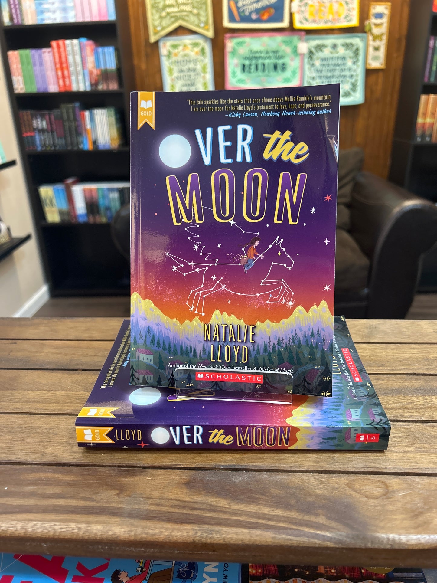 Over the Moon by: Natalie Lloyd