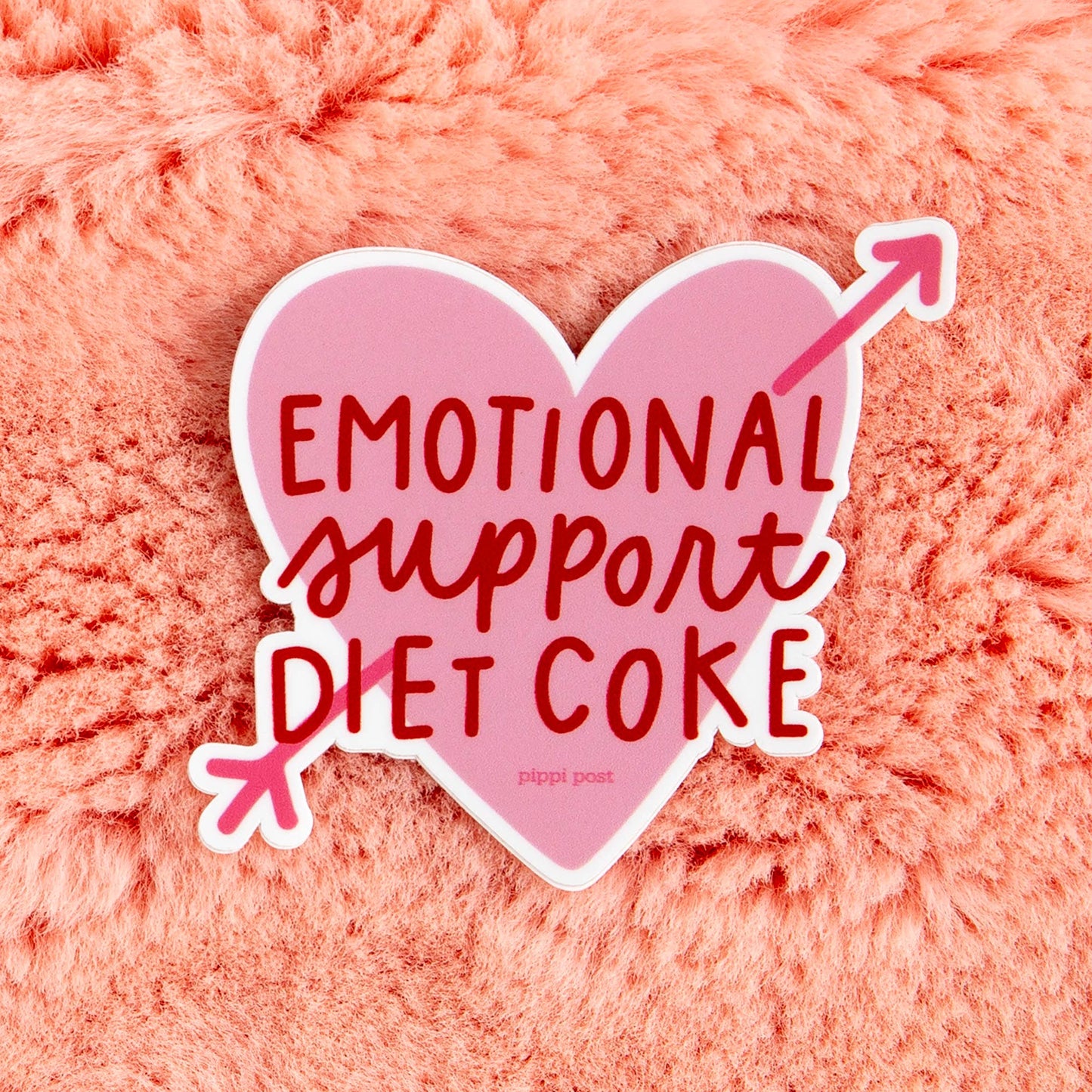 Emotional Support Diet Coke Decal Sticker