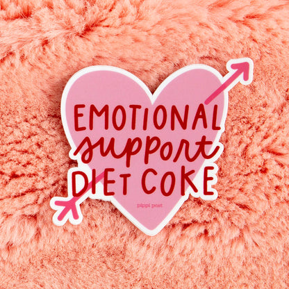 Emotional Support Diet Coke Decal Sticker