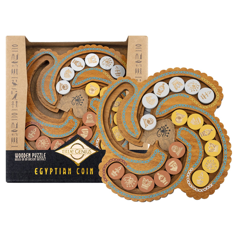 True Genius Egyptian Coin Trade Puzzle