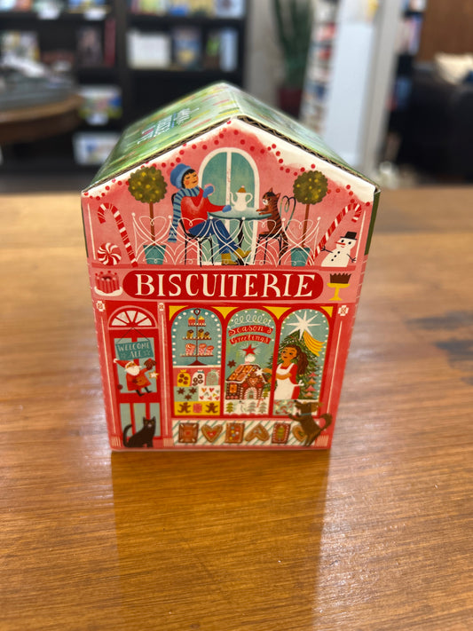 eeBoo, Christmas Market 100 Piece Puzzle “Biscuiterie”