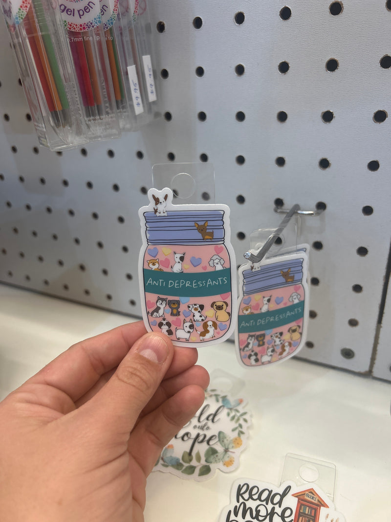 Anti Depressant Puppy Sticker