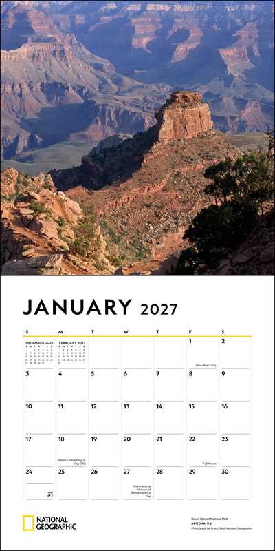 National Geographic: National Parks 2027 Wall Calendar by National Geographic