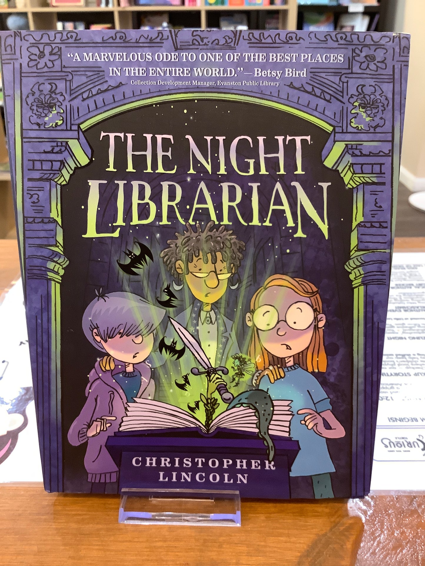 The Night Librarian, Christopher Lincoln